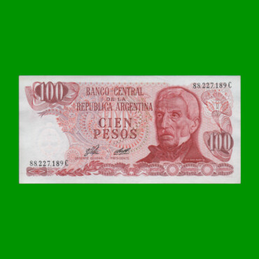 PESOS LEY 18.188 $100,00, BOT 2409, AÑO 1978, ESTADO EXCELENTE+ .-
