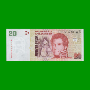 PESOS CONVERTIBLES 2do DISEÑO $20,00, BOT 3514, AÑO 2004, ESTADO SIN CIRCULAR.-