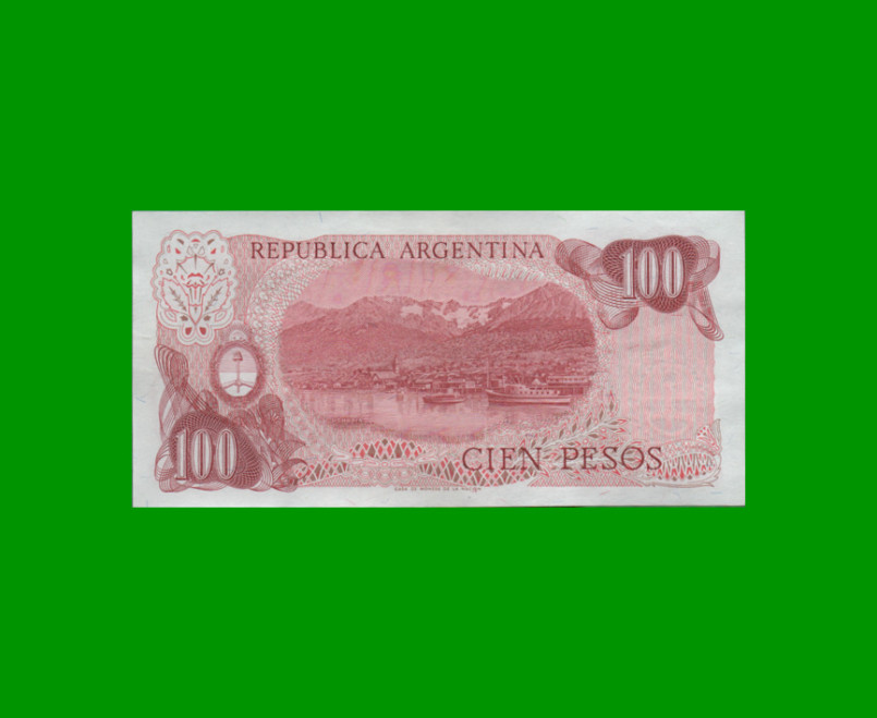 PESOS LEY 18.188 $100,00, BOT 2409a, AÑO 1978, ESTADO EXCELENTE- .- - Imagen 2