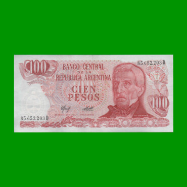 PESOS LEY 18.188 $100,00, BOT 2409a, AÑO 1978, ESTADO EXCELENTE- .-