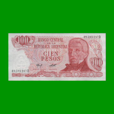 PESOS LEY 18.188 $100,00, BOT 2409a, AÑO 1978, ESTADO EXCELENTE.-