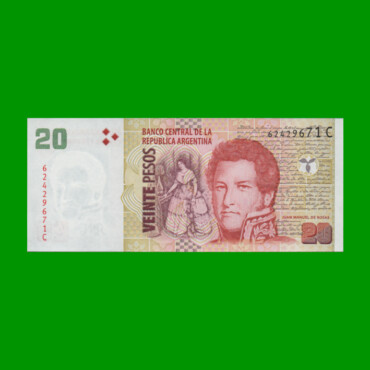 PESOS CONVERTIBLES 2do DISEÑO $20,00, BOT 3518, AÑO 2006, ESTADO SIN CIRCULAR.-