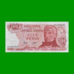 PESOS LEY 18.188 $100,00, BOT 2410, AÑO 1978, ESTADO EXCELENTE.-