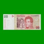 PESOS CONVERTIBLES 2do DISEÑO $20,00, BOT 3520, AÑO 2008, ESTADO EXCELENTE+.-
