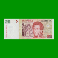 PESOS CONVERTIBLES 2do DISEÑO $20,00, BOT 3520, AÑO 2008, ESTADO EXCELENTE+.-