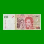 PESOS CONVERTIBLES 2do DISEÑO $20,00, BOT 3520, AÑO 2008, ESTADO SIN CIRCULAR.-