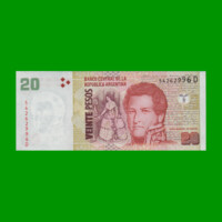 PESOS CONVERTIBLES 2do DISEÑO $20,00, BOT 3523, AÑO 2010, ESTADO SIN CIRCULAR.-