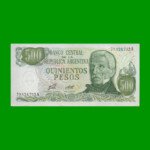 PESOS LEY 18.188 $500,00, BOT 2421, AÑO 1977, ESTADO EXCELENTE+ .-