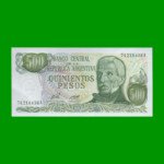 PESOS LEY 18.188 $500,00, BOT 2421, AÑO 1977, ESTADO SIN CIRCULAR.-