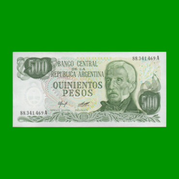 PESOS LEY 18.188 $500,00, BOT 2423, AÑO 1978, ESTADO EXCELENTE+ .-