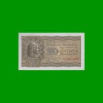 MONEDA NACIONAL 0,50 CTVOS, BOT 1907, AÑO 1956, ESTADO SIN CIRCULAR.-
