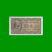 MONEDA NACIONAL 0,50 CTVOS, BOT 1907, AÑO 1956, ESTADO SIN CIRCULAR.-