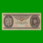 BILLETE DE HUNGRIA 50 FORINT, PICK 170h AÑO 1989 ESTADO MUY BUENO.-