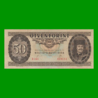 BILLETE DE HUNGRIA 50 FORINT, PICK 170h AÑO 1989 ESTADO MUY BUENO.-