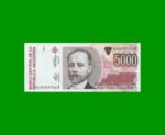 REPOSICION BILLETE DE 5.000 AUSTRALES, BOT 2875, ESTADO SIN CIRCULAR.-