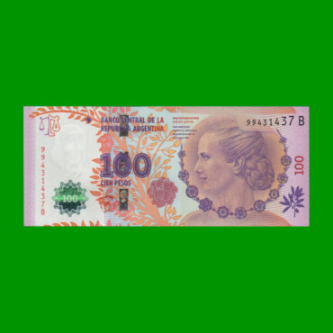 PESOS 3er DISEÑO $100,00, BOT 4301, AÑO 2013, ESTADO EXCELENTE+.-