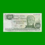 PESOS LEY 18.188 $500,00, BOT 2424, AÑO 1978, ESTADO EXCELENTE.-