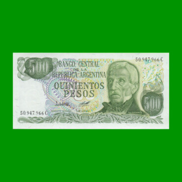 PESOS LEY 18.188 $500,00, BOT 2428a, AÑO 1979, ESTADO EXCELENTE+ .-