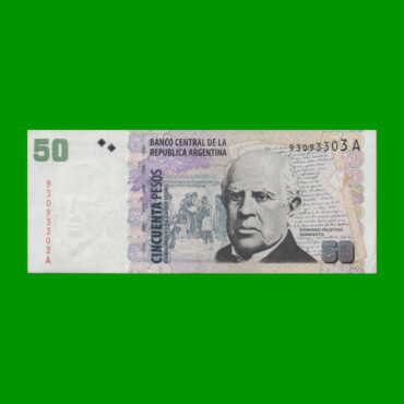 PESOS CONVERTIBLES 2do DISEÑO $50,00, BOT 3608, AÑO 2003, ESTADO EXCELENTE.-