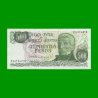PESOS LEY 18.188 $500,00, BOT 2433, AÑO 1982, ESTADO EXCELENTE.-