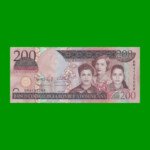 BILLETE DE REPUBLICA DOMINICANA $200,00 ORO PICK 178, AÑO 2007 ESTADO SIN CIRCULAR.-