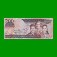 BILLETE DE REPUBLICA DOMINICANA $200,00 ORO PICK 178, AÑO 2007 ESTADO SIN CIRCULAR.-