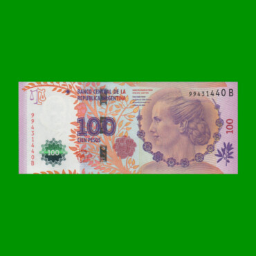 PESOS 3er DISEÑO $100,00, BOT 4301, AÑO 2013, ESTADO SIN CIRCULAR.-