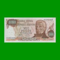 PESOS LEY 18.188 $1.000,00, BOT 2439, AÑO 1975, ESTADO EXCELENTE.-