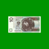 BILLETE DE POLONIA 10 ZLOTYCH, PICK 183, AÑO 2012, ESTADO SIN CIRCULAR.-