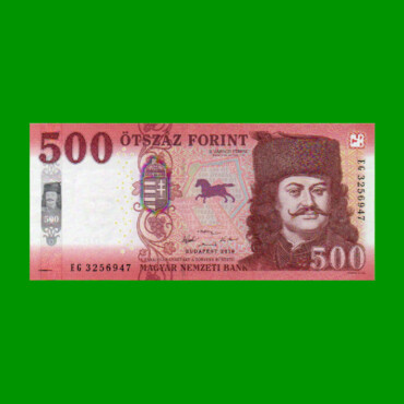 BILLETE DE HUNGRIA 500 FORINT, PICK 202 AÑO 2018 ESTADO SIN CIRCULAR.-