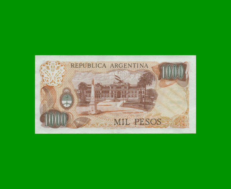 PESOS LEY 18.188 $1.000,00, BOT 2446a, AÑO 1976, ESTADO EXCELENTE.- - Imagen 2