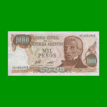 PESOS LEY 18.188 $1.000,00, BOT 2447, AÑO 1976, ESTADO EXCELENTE.-