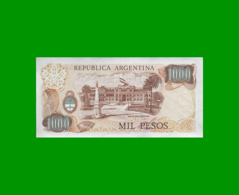 PESOS LEY 18.188 $1.000,00, BOT 2449a, AÑO 1979, ESTADO SIN CIRCULAR.- - Imagen 2