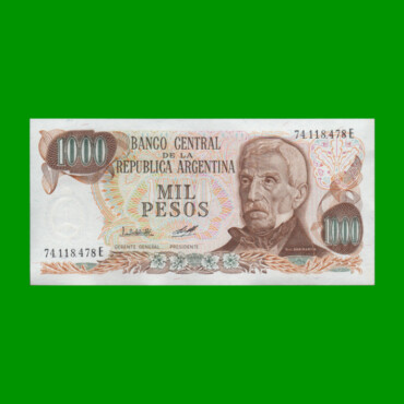PESOS LEY 18.188 $1.000,00, BOT 2449a, AÑO 1979, ESTADO SIN CIRCULAR.-