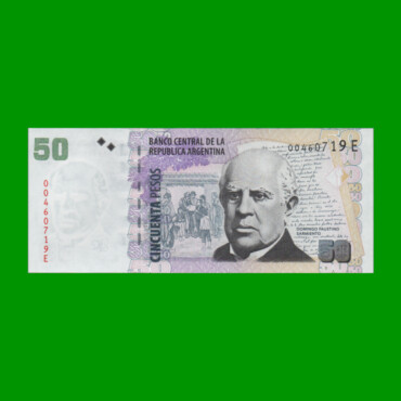 PESOS CONVERTIBLES 2do DISEÑO $50,00, BOT 3625a, AÑO 2011, ESTADO SIN CIRCULAR.-