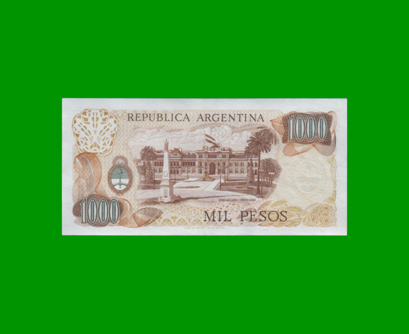 PESOS LEY 18.188 $1.000,00, BOT 2449c, AÑO 1979, ESTADO EXCELENTE.- - Imagen 2