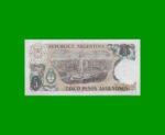 PESOS ARGENTINOS $5,00, BOT 2608, AÑO 1984, ESTADO EXCELENTE+ .- - Imagen 2