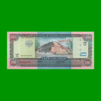 BILLETE DE EL SALVADOR 100 COLONES, PICK 140, AÑO 1995 ESTADO EXCELENTE+.-