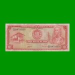 BILLETE DE PERU 10 SOLES, PICK 100c, AÑO 1972, ESTADO MUY BUENO+.-