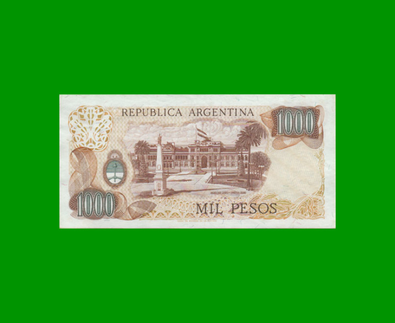 PESOS LEY 18.188 $1.000,00, BOT 2450a, AÑO 1979, ESTADO EXCELENTE.- - Imagen 2