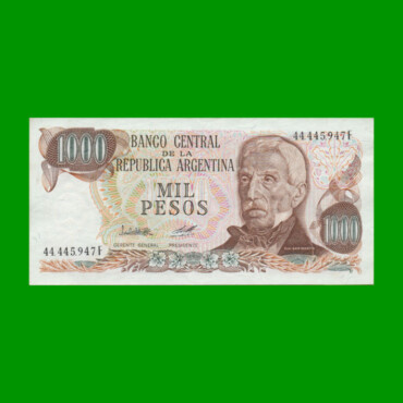 PESOS LEY 18.188 $1.000,00, BOT 2450a, AÑO 1979, ESTADO EXCELENTE.-