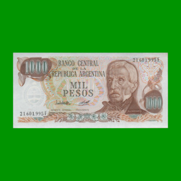 PESOS LEY 18.188 $1.000,00, BOT 2450c, AÑO 1980, ESTADO EXCELENTE+ .-
