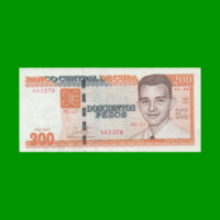 BILLETE DE CUBA $200,00 PICK 130, AÑO 2019, ESTADO EXCELENTE.-