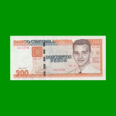BILLETE DE CUBA $200,00 PICK 130, AÑO 2019, ESTADO EXCELENTE.-