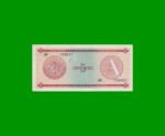 BILLETE DE CUBA $5,00 PICK FX3, AÑO 1985, ESTADO MUY BUENO.-