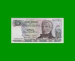 PESOS ARGENTINOS $5,00, BOT 2608, AÑO 1984, ESTADO SIN CIRCULAR .-