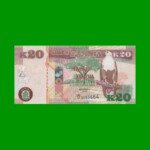 BILLETE DE ZAMBIA 20 KWACHA, PICK 52c, AÑO 2014, ESTADO SIN CIRCULAR.-
