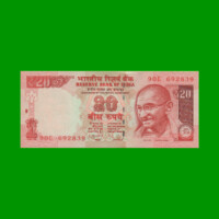 BILLETE DE INDIA 20 RUPIAS, PICK 103c, ESTADO SIN CIRCULAR.-