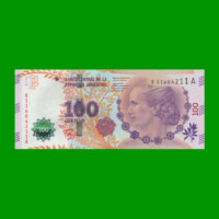 REPOSICION BILLETE CONVERTIBLE TERCER DISEÑO $ 100,00, BOT 4345a, ESTADO SIN CIRCULAR.-