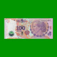 PESOS 3er DISEÑO $100,00, BOT 4302a, AÑO 2013, ESTADO SIN CIRCULAR.-